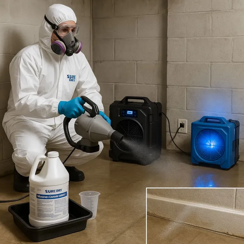 Sanitization and Odor Removal process in West Sacramento, CA