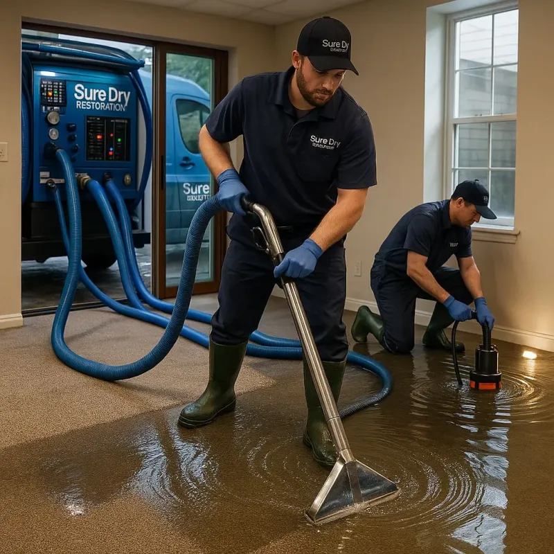 Water Extraction and Removal process in West Sacramento, CA